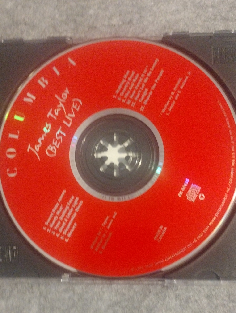 James Taylor - Best Live (Red) CD
